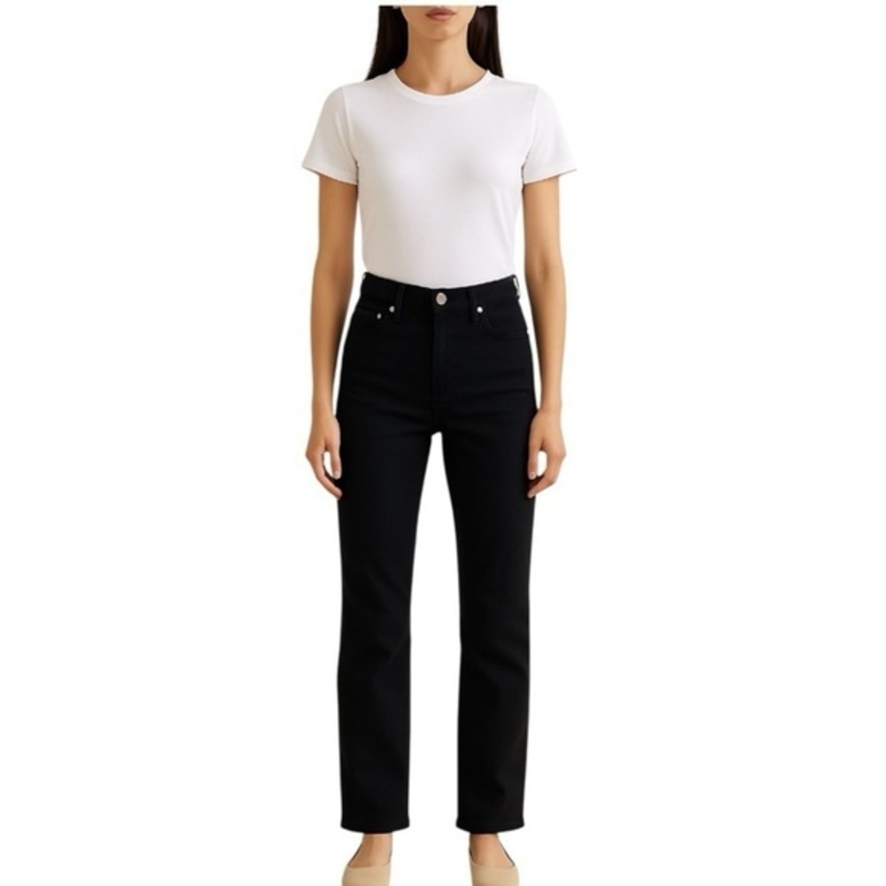 Daily Blue by Adriano Goldschmied Burn Straight Leg Jean in True Black sz 25 NWT